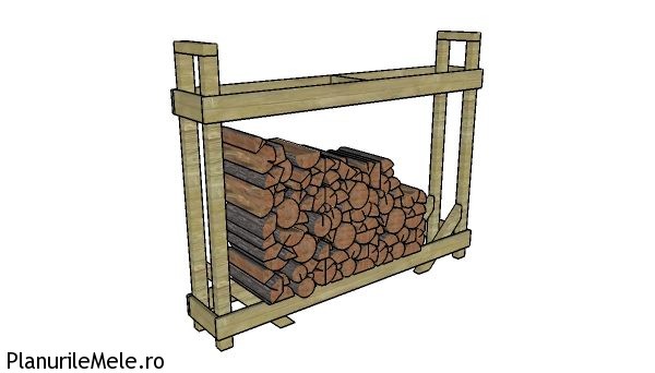 Suport de lemne de foc DIY