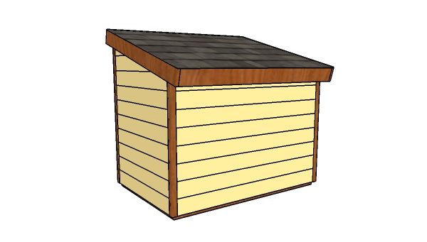 Planuri pentru cotet de caine din lemn
